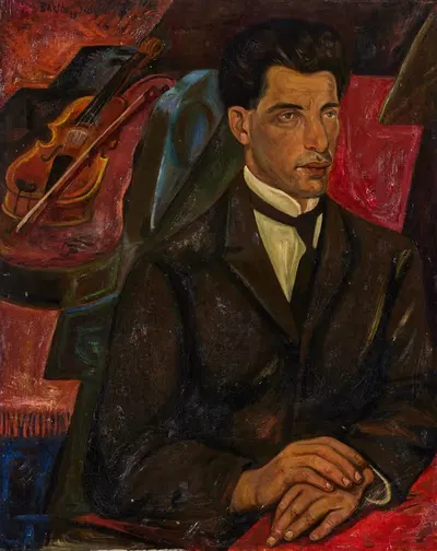 Портрет Дмитрия Снегарова by Виктор Барт, 1923 — digital art print download
