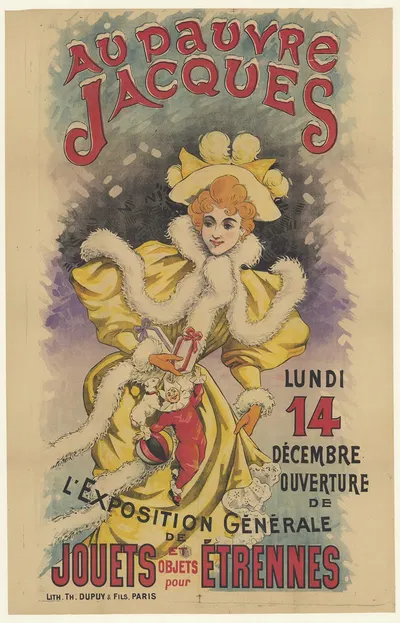 Au Pauvre Jacques by Th. Dupuy & Fils, 1890 — digital art print download