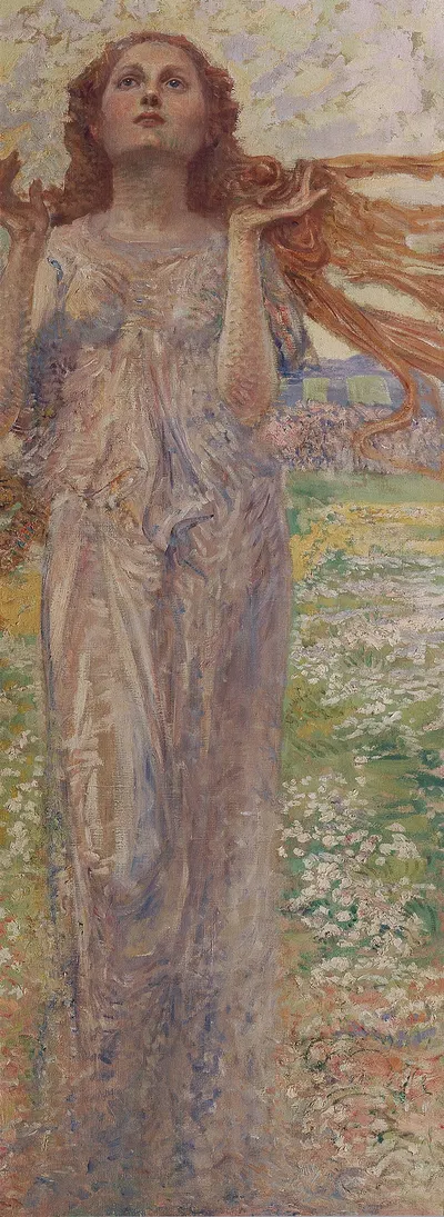Frühling by August Roth, 1907 — digital art print download