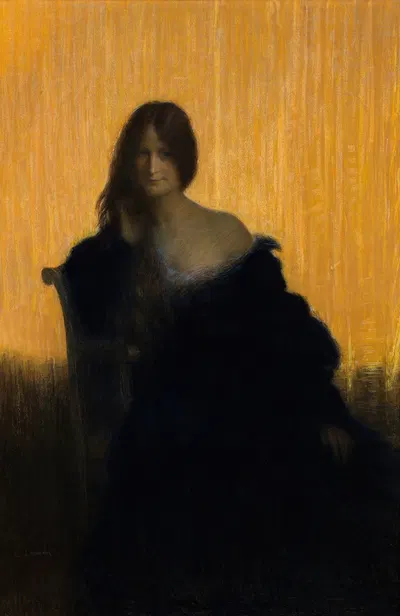 Мадам Лемуан, сестра художника by Шарль-Люсьен Леандр, 1897 — digital art print download