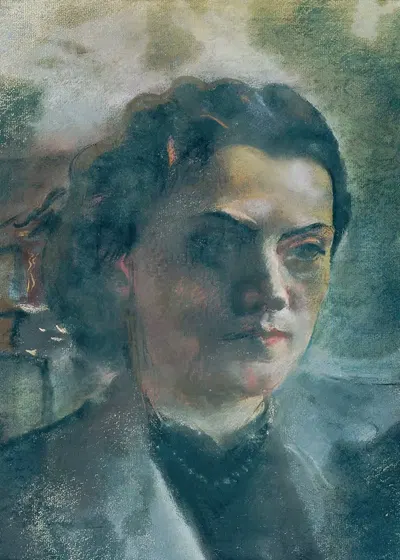 Портрет дамы by Фридл Дикер-Брандеис, 1940 — digital art print download