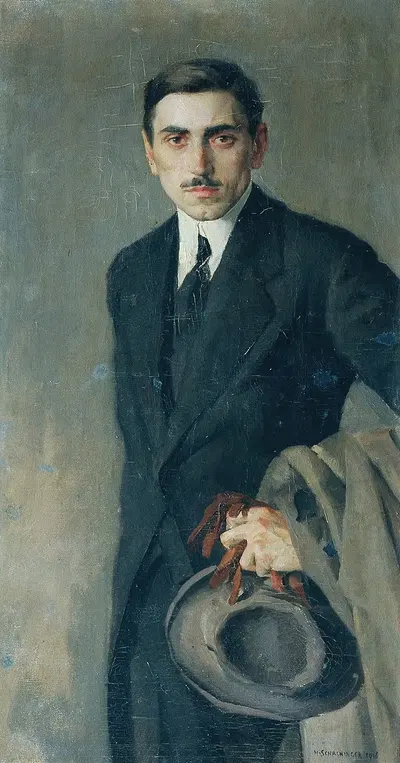 Художник Фриц Церритш by Ганс Шахингер, 1916 — digital art print download