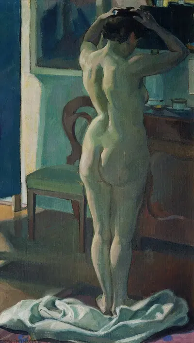 Женский акт by Германн Гром-Роттмайер, 1912 — digital art print download