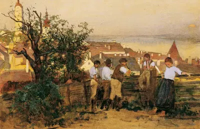 Из камня на Дунае by Иоганн Непомук Геллер — digital art print download