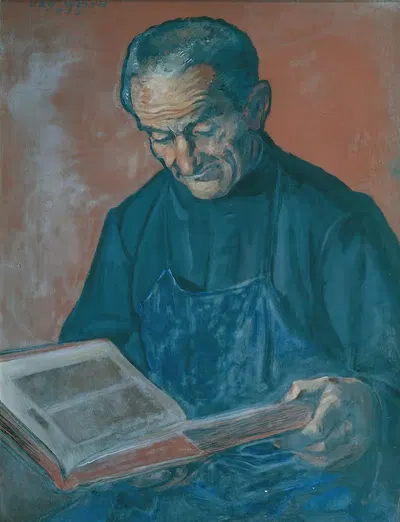Старый садовник by Удо Вейт, 1933 — digital art print download