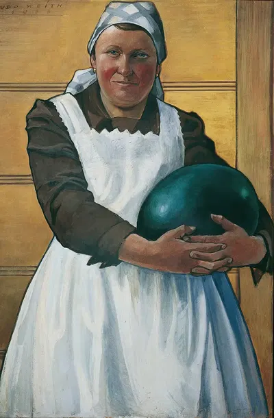 Женщина с дыней by Удо Вейт, 1933 — digital art print download