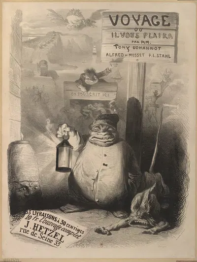 Voyage où il vous plaira by Тони Жонно, 1842 — digital art print download