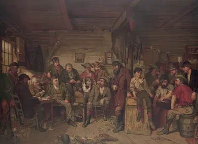 The trial of a horse thief by Clay, Cosack & Co., 1877 — digital art print download