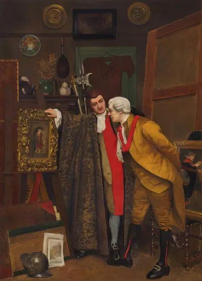 The Connoisseurs by James Dromgole Linton — digital art print download