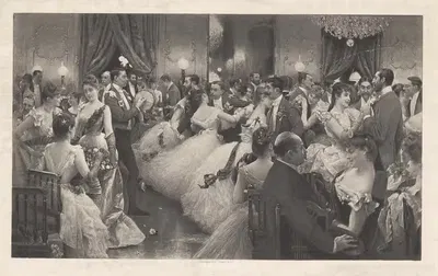Охотничий бал by Юлий Лебланк Стюарт, 1885 — digital art print download