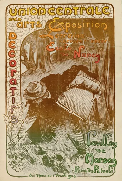 Union centrale des arts décoratifs. Exposition lorraine. Groupe du Décor École de Nancy by Виктор Пруве, 1903 — digital art…