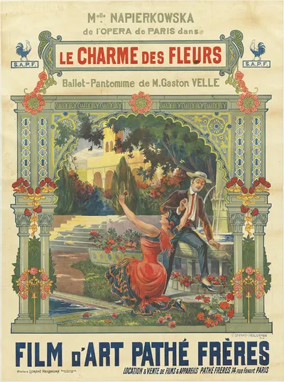 Le Charme des fleurs by Vincent Lorant-Heilbronn, 1910 — digital art print download