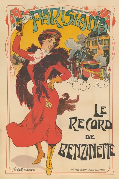 Parisiana. Le Record de Benzinette by Vincent Lorant-Heilbronn, 1903 — digital art print download