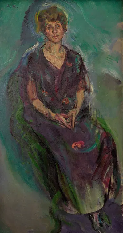 Портрет Берты Цукеркандл by Антон Колиг, 1915 — digital art print download