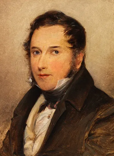 Портрет господина Мюллера by Август Грахль, 1831 — digital art print download