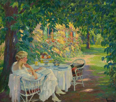 В тени by Эдвард Кукуэль, 1920 — digital art print download