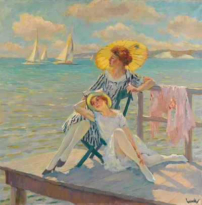 На солнце by Эдвард Кукуэль, 1920-1925 — digital art print download