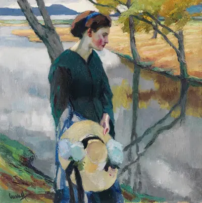 Позднее лето by Эдвард Кукуэль, 1911 — digital art print download
