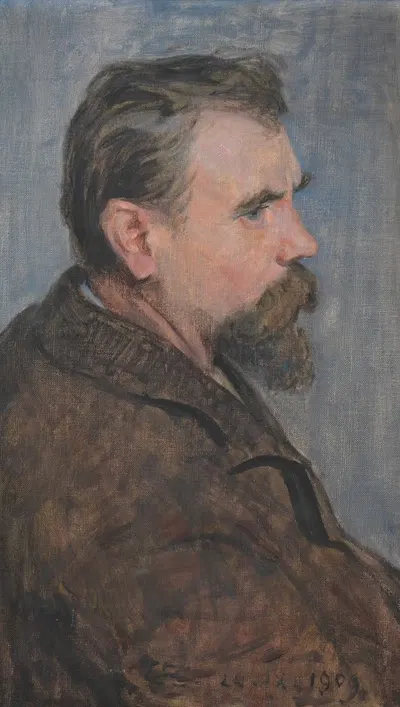 Карл Мюллер, художник by Эрнст Штёр, 1909 — digital art print download