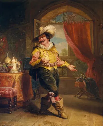 Сэр Тоби Белч by Джордж Генри Холл, 1854 — digital art print download