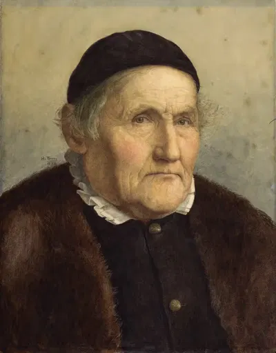 Portrait of a justice by Henry Terry, 1886 — digital art print download