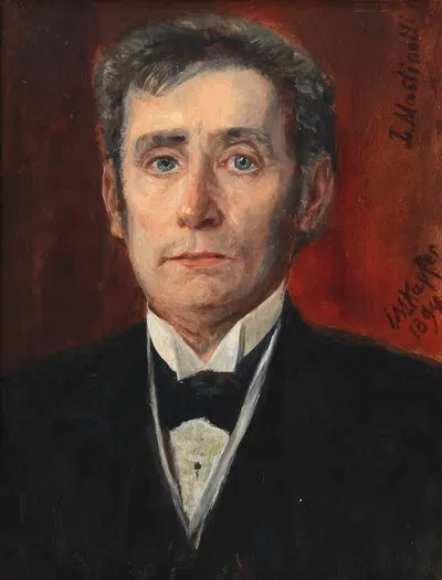 Людвиг Мартинелли, актер by Иоганн Михаэль Купфер, 1894 — digital art print download