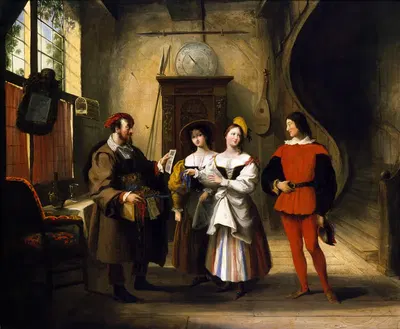Autolycus selling his wares by John Cawse, 1830 — digital art print download