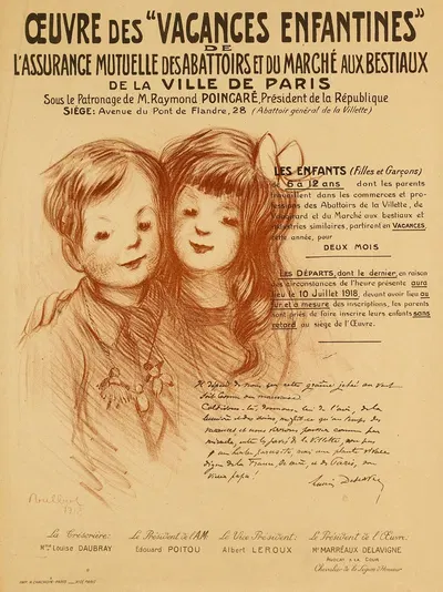 Oeuvre Des Vacances Enfantines De L'assurance Mutuelle Des Abattoirs Et Du Marche Aux Bestiaux De La Ville De Par by…