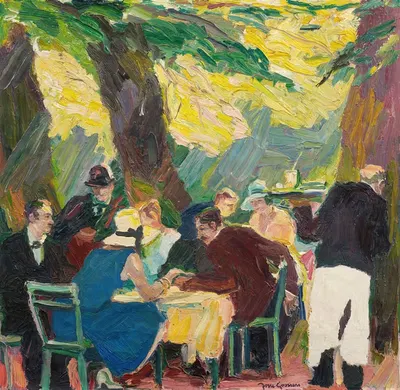 В парке by Йоссе Гуссенс, 1910 — digital art print download