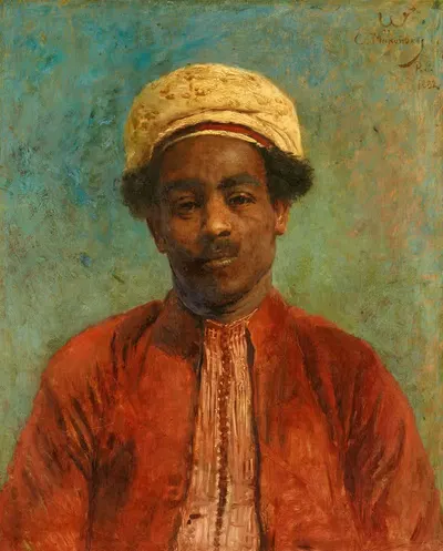 Портрет североафриканского молодого человека by Константин Егорович Маковский, 1882 — digital art print download