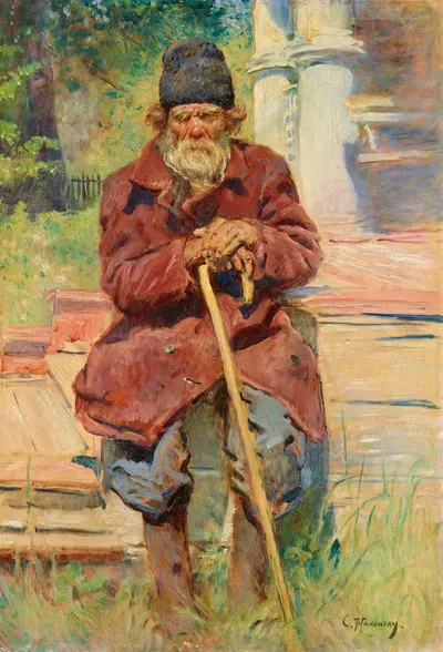 Старый нищий by Константин Егорович Маковский — digital art print download