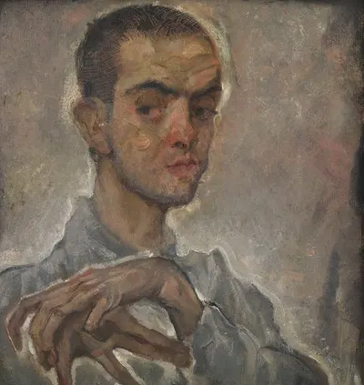 Портрет Эгона Шиле by Макс Оппенгеймер, 1910 — digital art print download