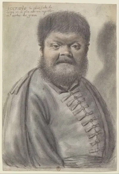 Socrate, vu de face by Nicolas Lagneau — digital art print download