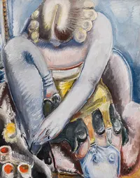 Балерина, завязывающая туфли by Поль Кляйншмидт, 1939 — digital art print download
