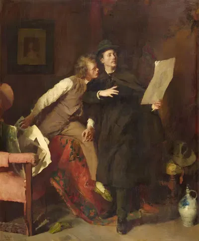 Ein Kritiker by Wilhelm Leibl, 1868 — digital art print download