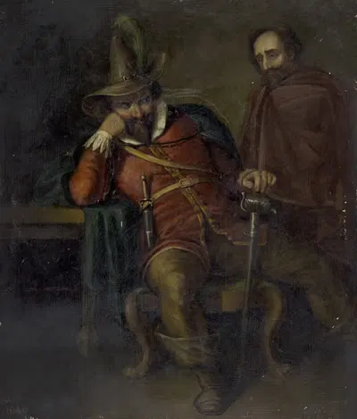 Фальстаф в Генрихе IV by Уильям Генри Фриман, 1840 — digital art print download
