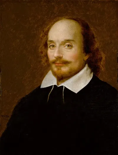 Portrait of Shakespeare by William Page, 1873 — digital art print download