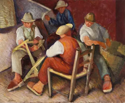 Workers by Adam Hannytkiewicz, 1931 — digital art print download