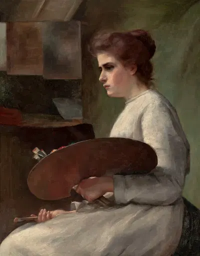 Автопортрет by Аниела Бирнацка Порай, 1886-1890 — digital art print download