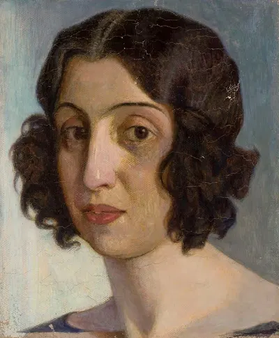 Портрет женщины by Эдвард Бутрымович, 1915 — digital art print download