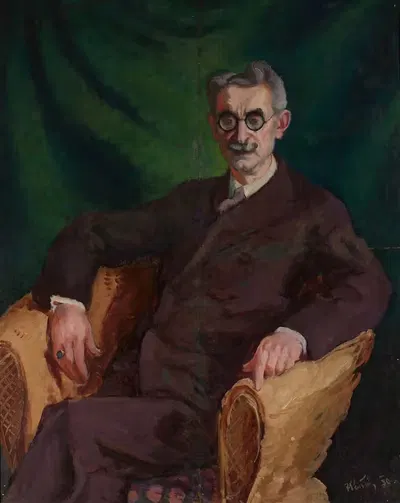 Портрет Зигмунда Эренпрайса by Фридерик Паутш, 1930 — digital art print download