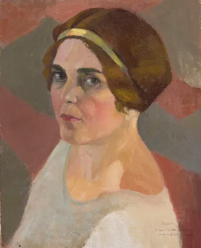 Self-portrait by Helena Ciechanowska — digital art print download