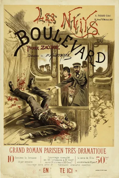 A. FAYARD Editr. 78, Bould. St. Michel, PARIS LES NUITS DU BOULEVARD PAR PIERRE ZACONNE DESSINS de P. KAUFFMANN G by…