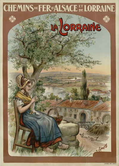 Chemins de Fer de l'Est ; La Lorraine by Paul-Adolphe Kauffmann — digital art print download