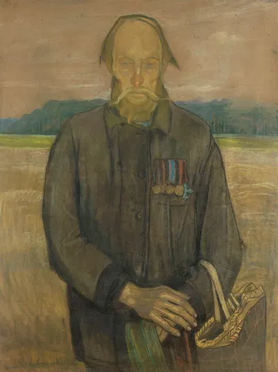 Invalid – veteran by Jan Rembowski, 1917 — digital art print download