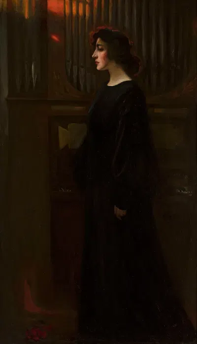Portrait of Laura Pytlińska by Kazimierz Stabrowski — digital art print download