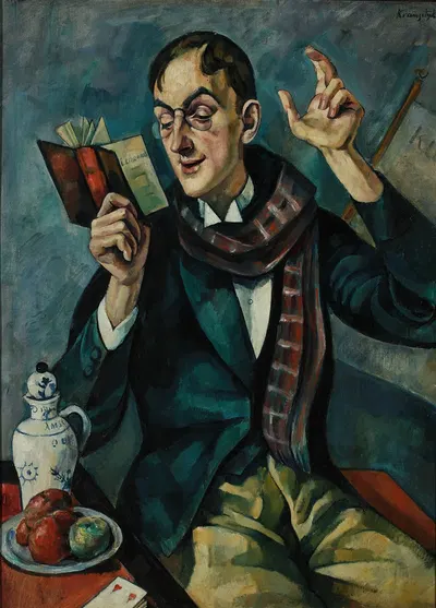 Поэт – Портрет Яна Лехоня (третья версия) by Роман Крамштык, 1920 — digital art print download