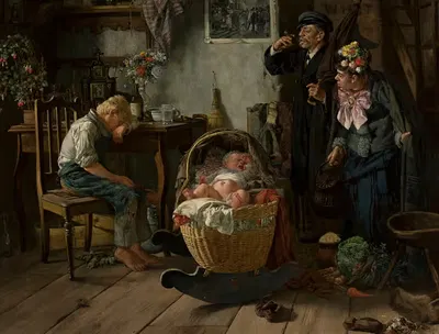 Lashes coming by Seweryn Bieszczad, 1885 — digital art print download