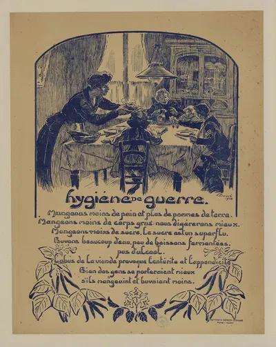 Hygiène de guerre by Виктор Пруве, 1918 — digital art print download