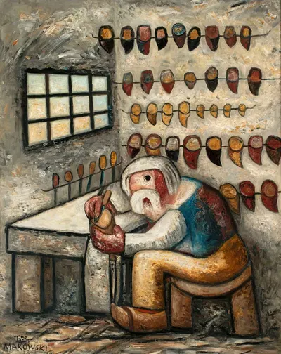 Портной – Ле Саботье by Тадеуш Маковский, 1930 — digital art print download